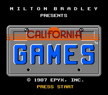 California Games (USA) screen shot title